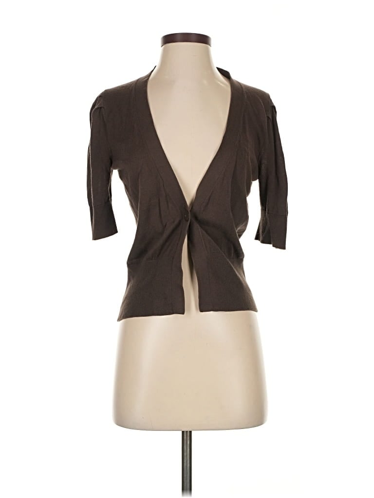 Pre-owned Banana Republic Cardigan Sweater In Brown