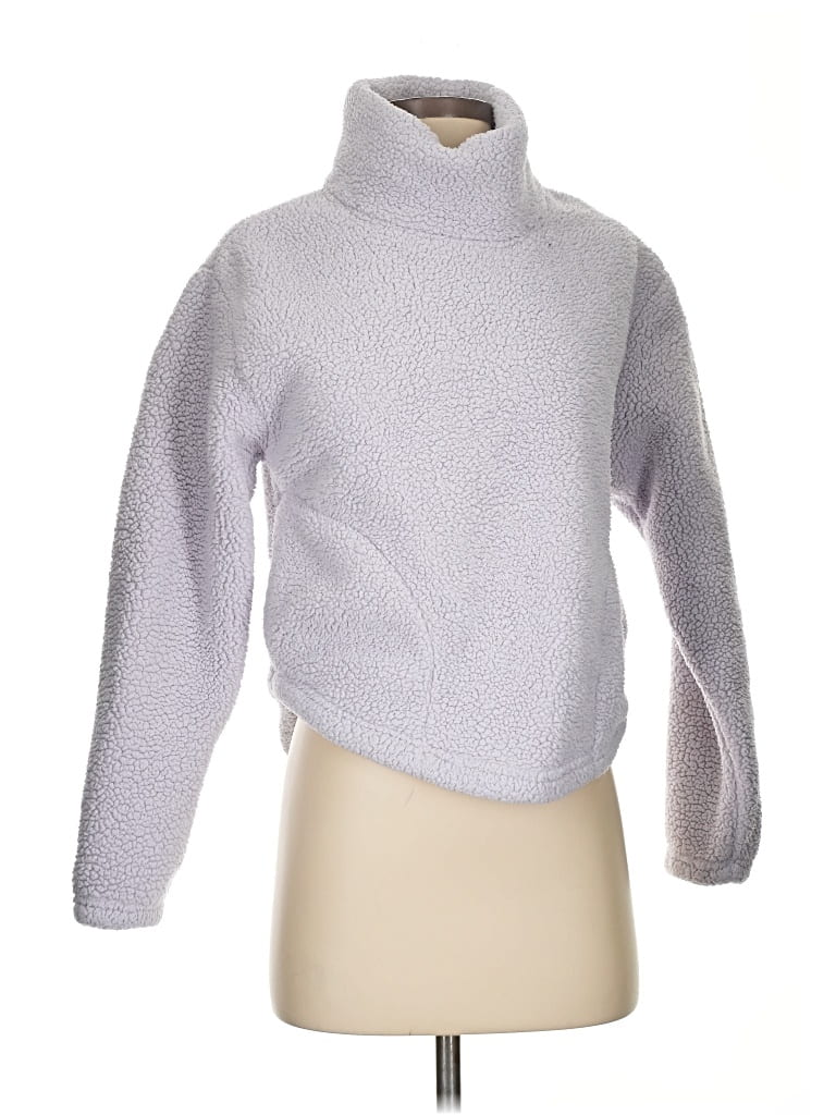 Pre-owned All In Motion Fleece Jacket In Silver