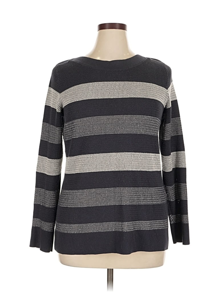 Pre-owned Market & Spruce Pullover Sweater In Gray