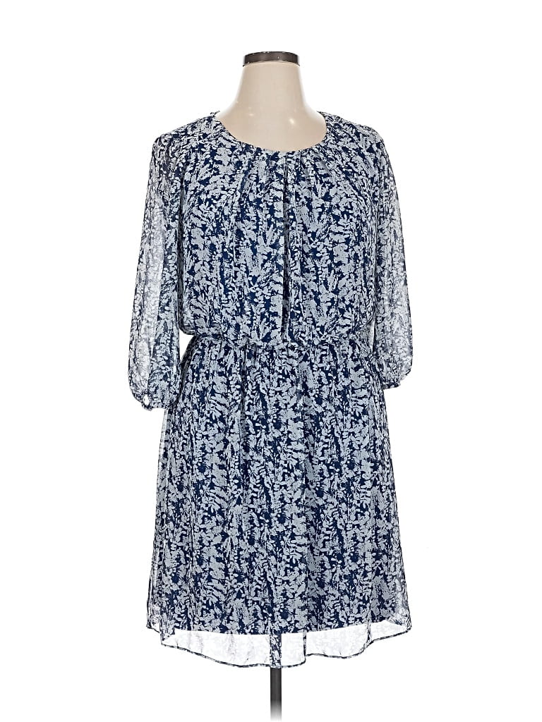 Pre-owned Ab Studio Casual Dress In Blue