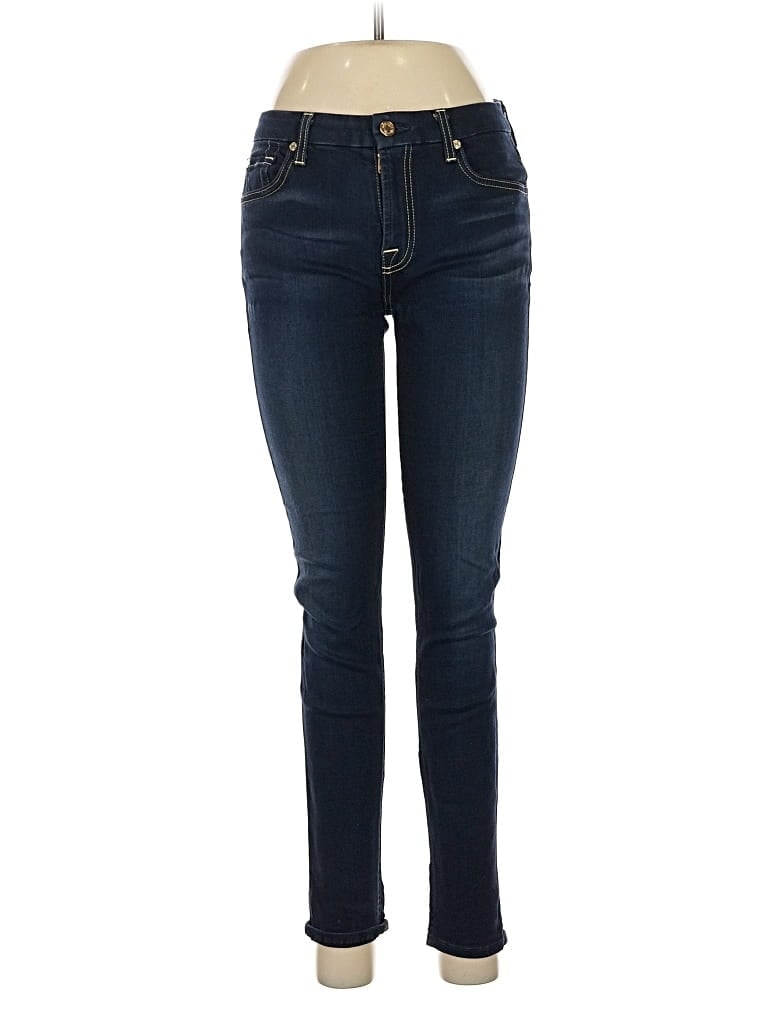 Pre-owned 7 For All Mankind Jeans In Blue