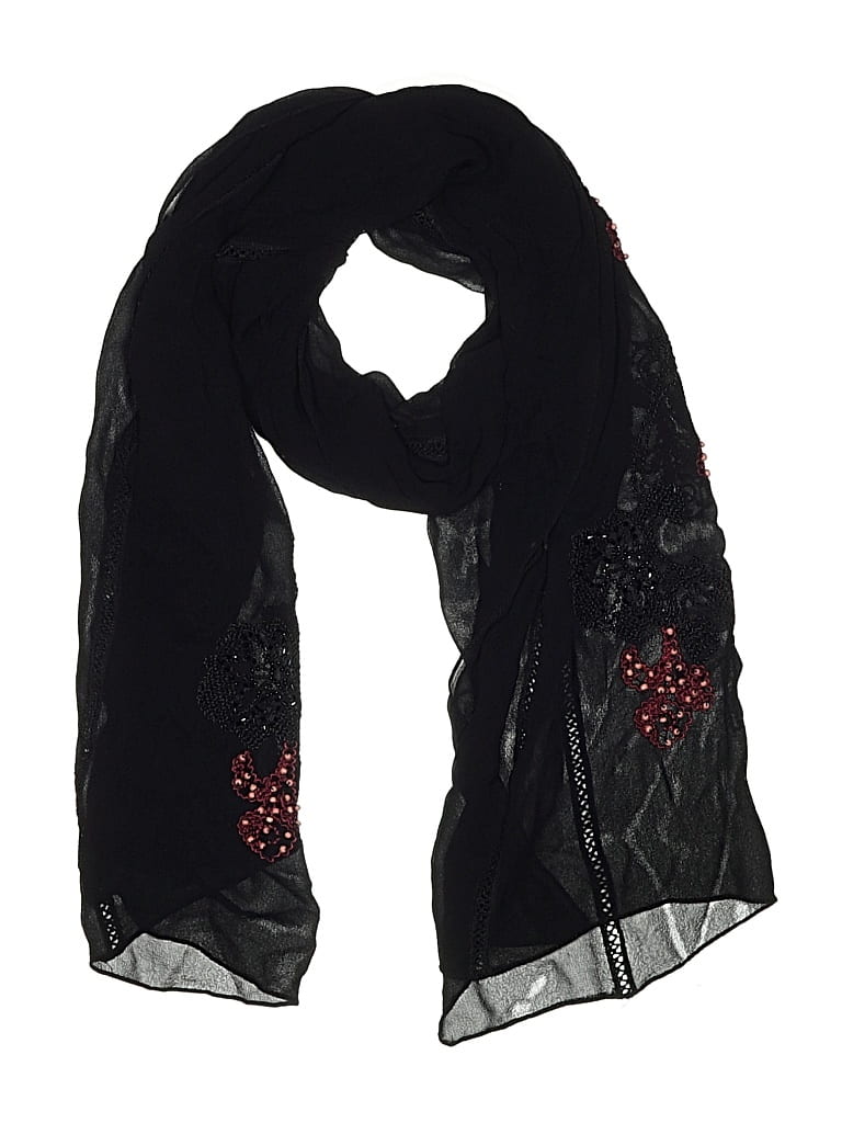 UNBRANDED Pre-owned Scarf In Black