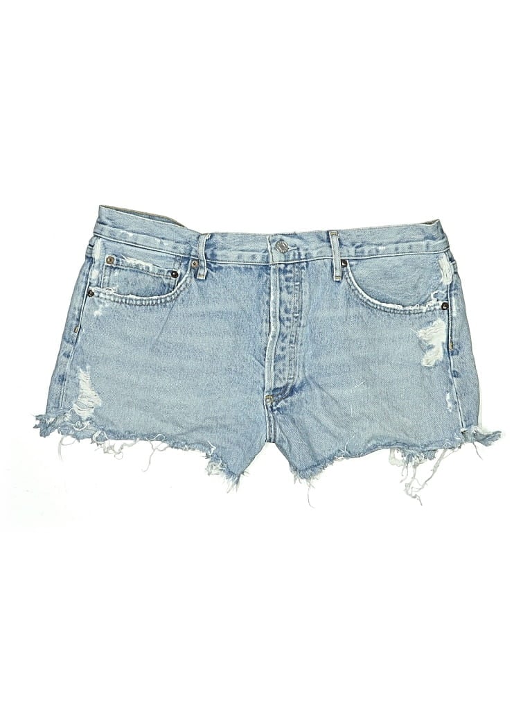Pre-owned Agolde Denim Shorts In Blue