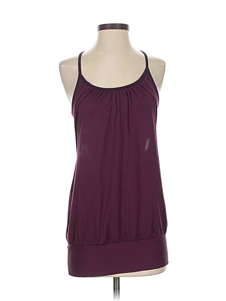 Pre-owned Lululemon Athletica Active Tank Top In Burgundy