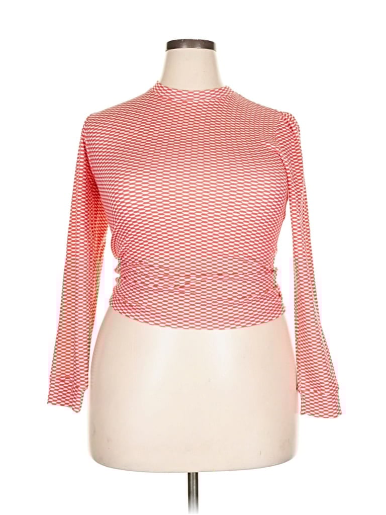 Pre-owned Assorted Brands Long Sleeve T-shirt In Red