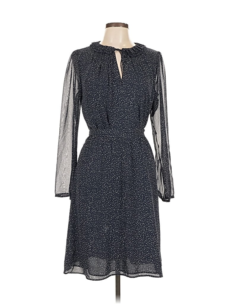 Pre-owned Ann Taylor Loft Casual Dress In Blue