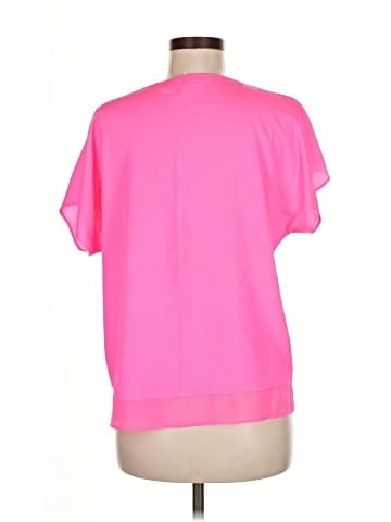 DKNY Short Sleeve Blouse (view 2)