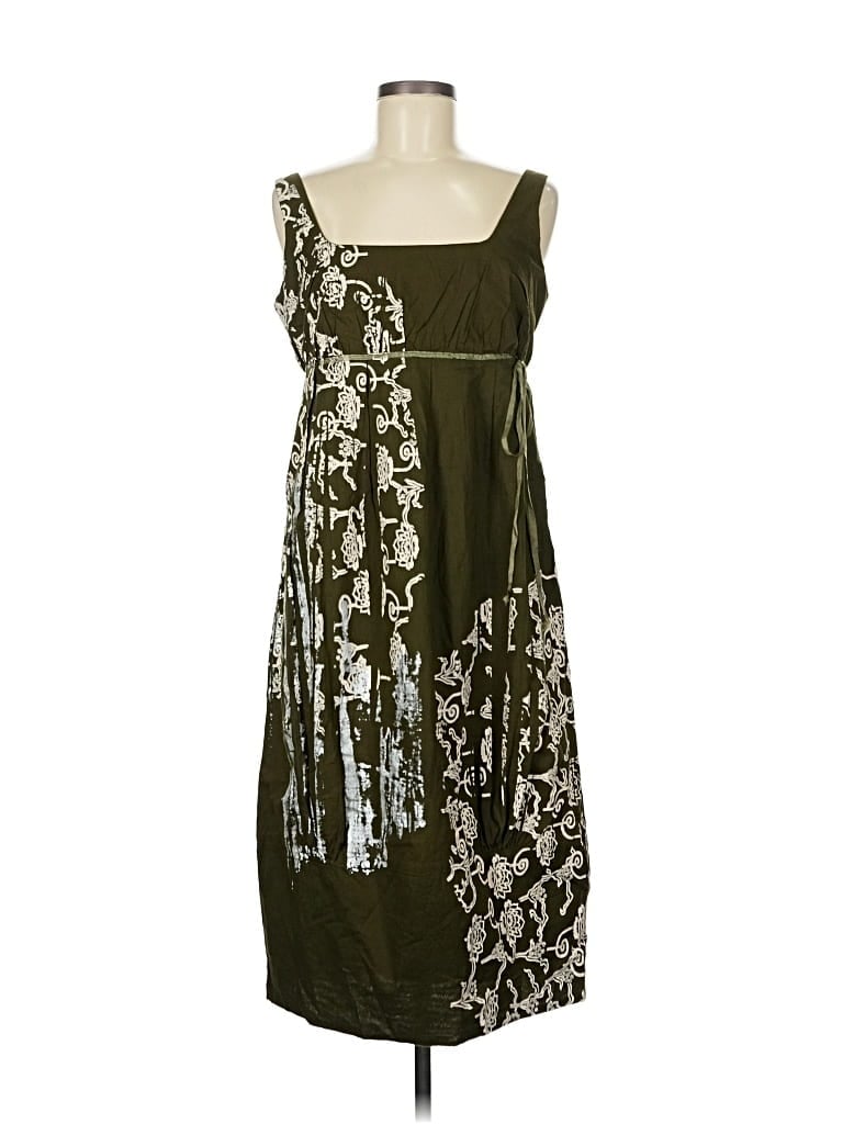 Pre-owned Adolfo Dominguez Casual Dress In Green