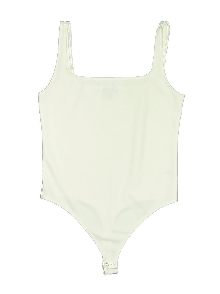 Pre-owned Express Outlet Bodysuit In White