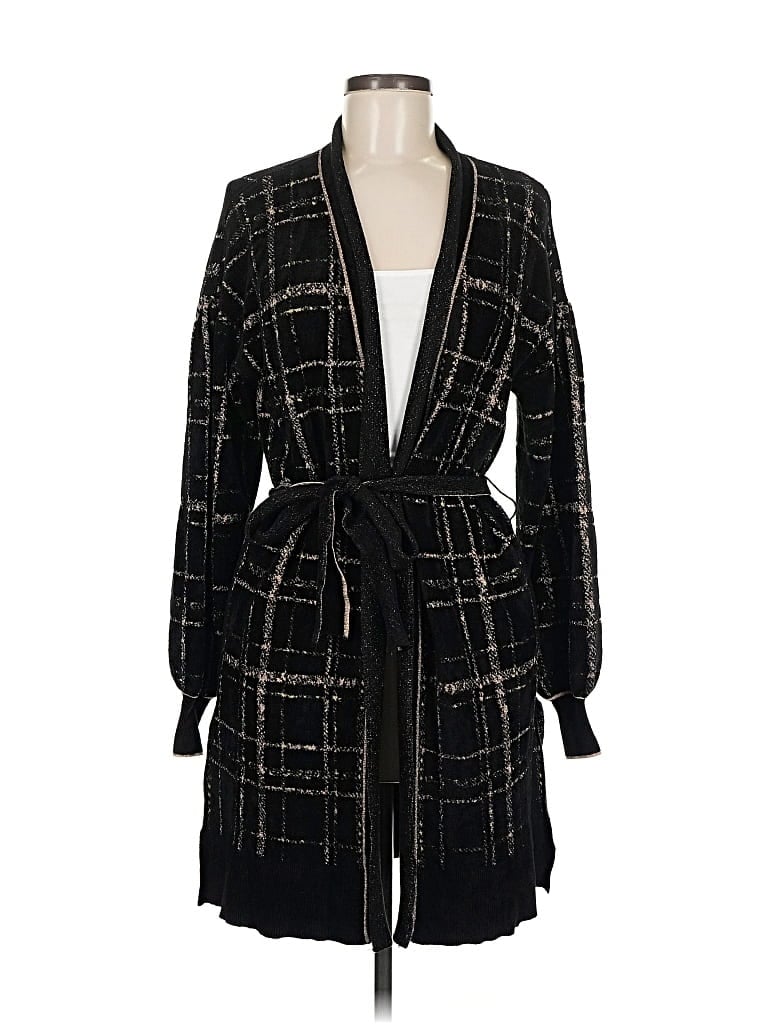 Pre-owned Twinset Cardigan Sweater In Black