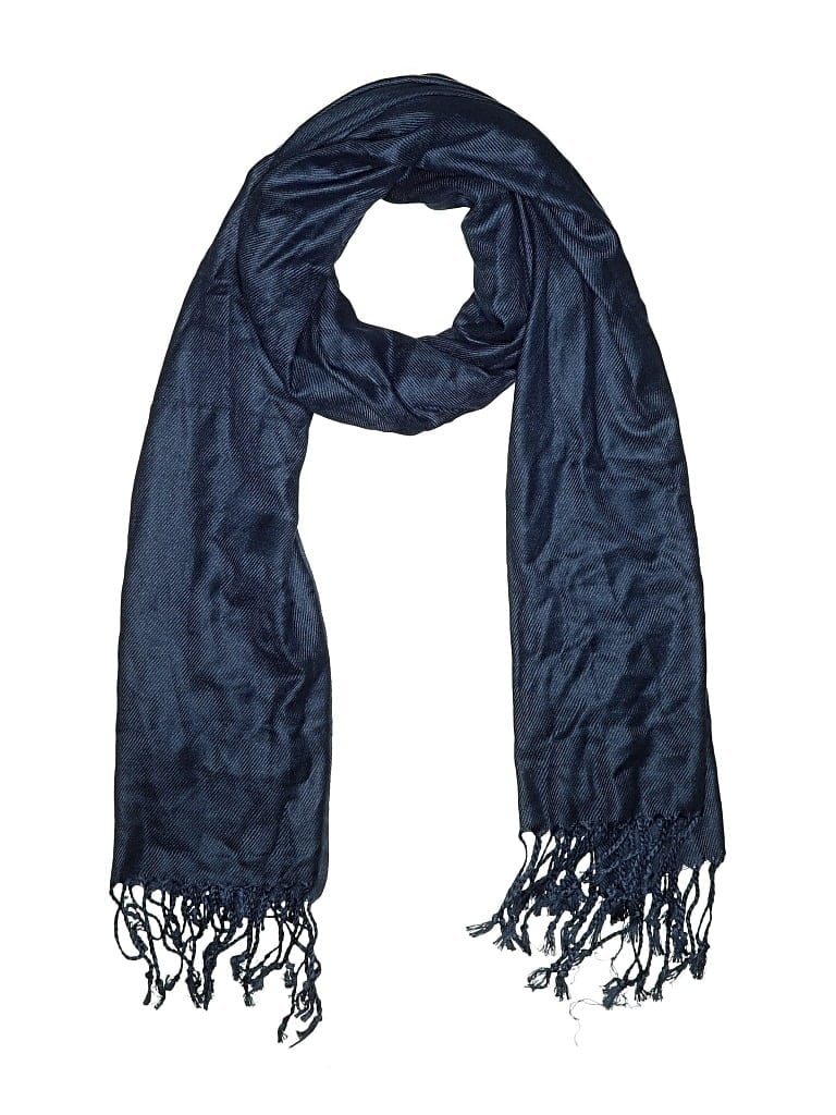 Pre-owned Unbranded Scarf In Blue