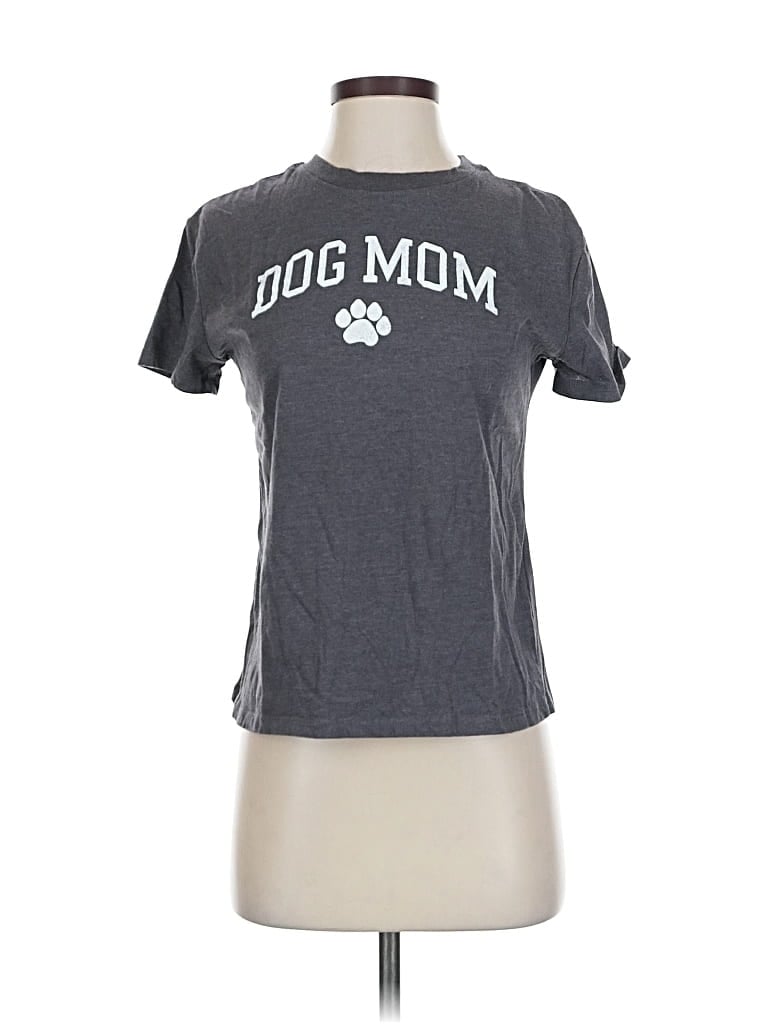 Pre-owned Modern Lux Short Sleeve T-shirt In Gray