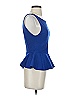 Alice + Olivia Blue Sleeveless Top Size XXS (estimated) - photo 4