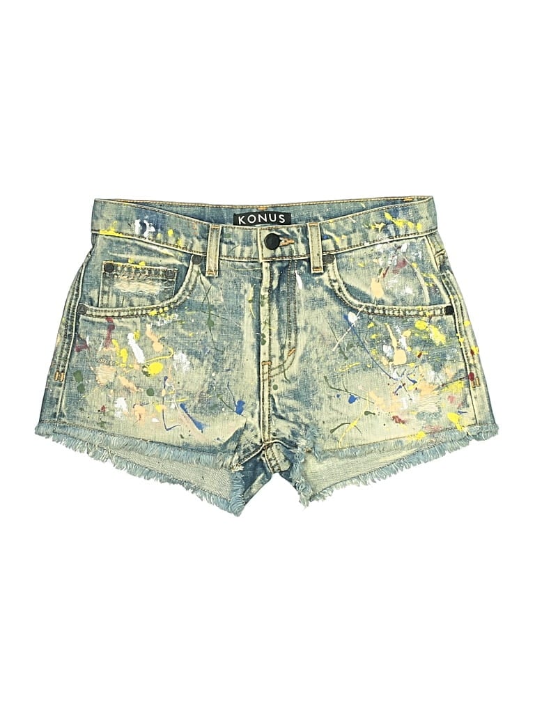 Pre-owned Assorted Brands Denim Shorts In Blue