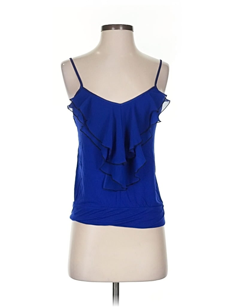 Pre-owned Express Sleeveless Top Blue Sweetheart Neckline Tops