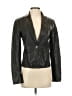 MICHAEL Michael Kors Metallic Black Blazer Size 4 - photo 1