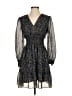 Max Studio Paisley Blue Casual Dress Size XS - photo 1