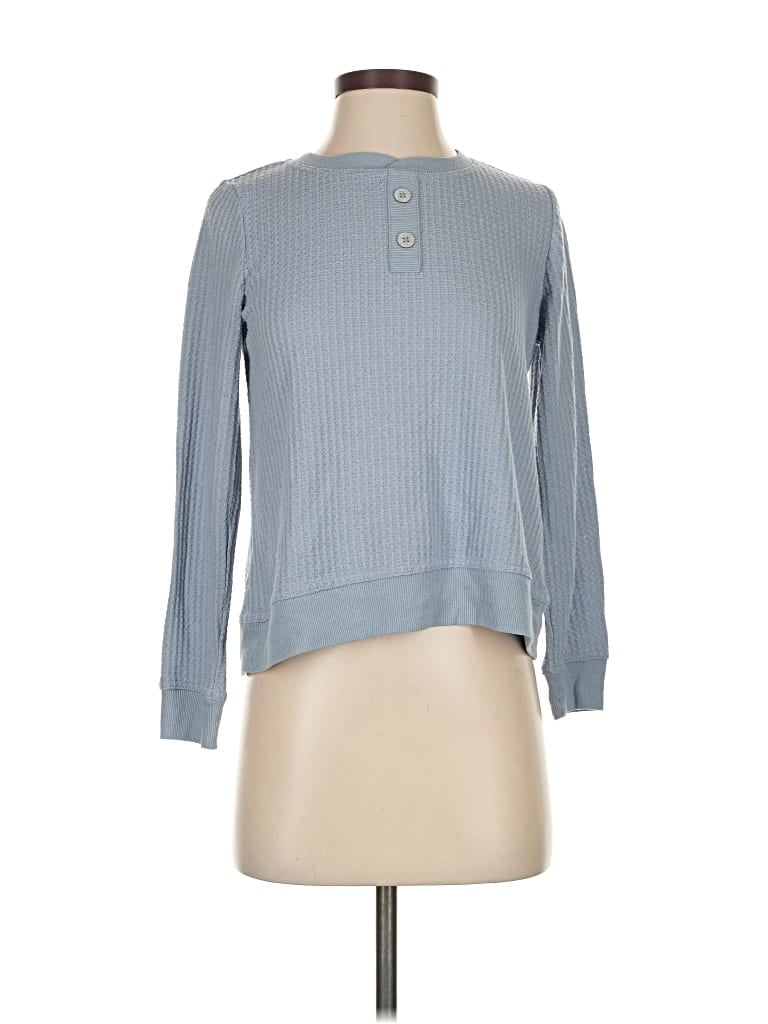 ALFANI Pre-owned Long Sleeve T-shirt In Blue