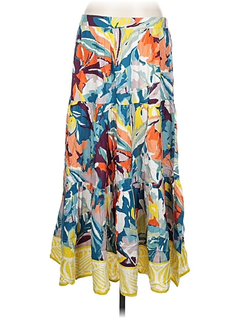 Pre-owned Soft Surroundings Casual Skirt In Yellow