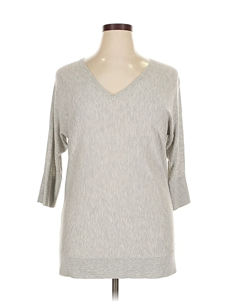 Pre-owned Mossimo Pullover Sweater In Silver