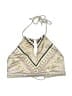 Athleta Paisley Gold Purple Swimsuit Top Size S - photo 1