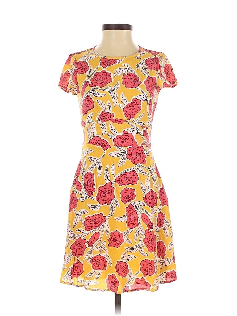 Pre-owned Los Angeles Atelier & Other Stories Casual Dress In Orange