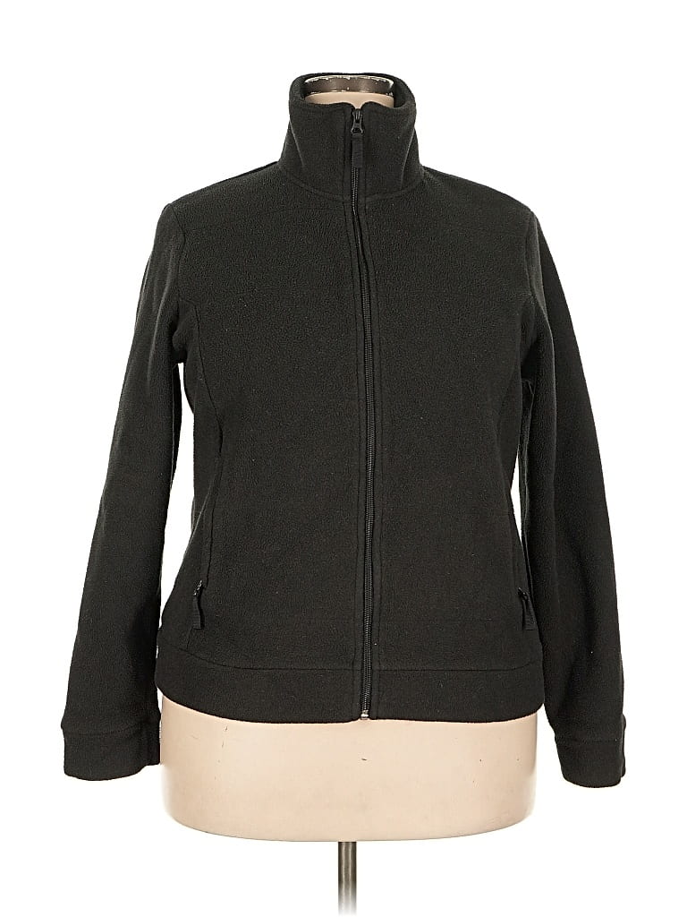 Pre-owned Merona Track Jacket In Black