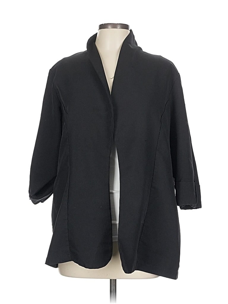 Pre-owned Prettylittlething Coat In Black