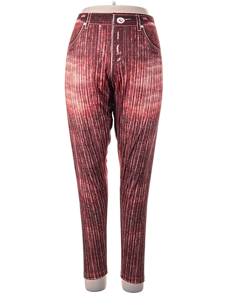 Pre-owned Unbranded Casual Pants In Red