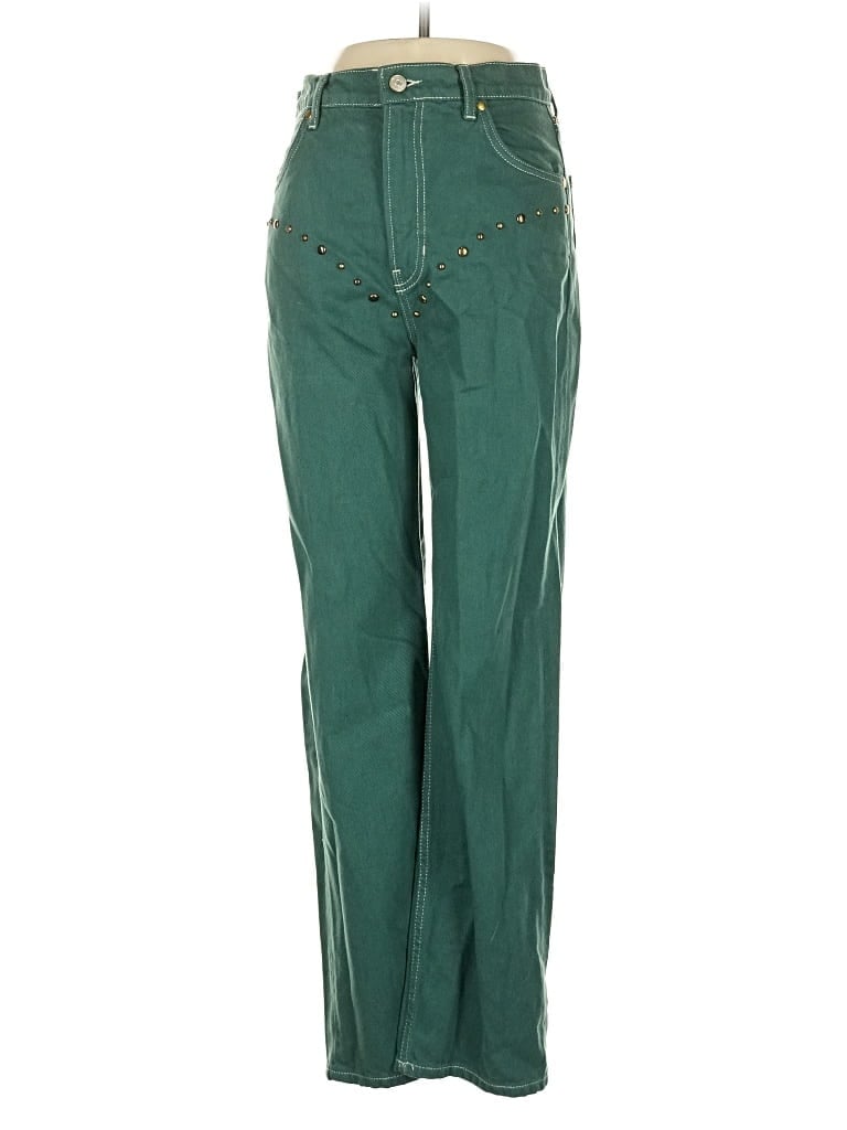 Pre-owned Reformation Jeans Jeans In Green