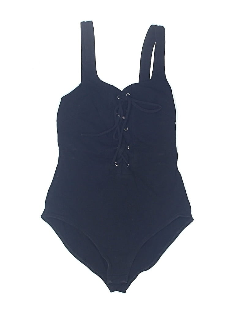 LULUS Pre-owned Bodysuit In Blue