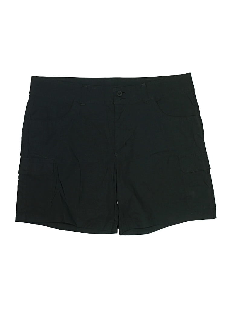 Pre-owned Eddie Bauer Cargo Shorts In Black