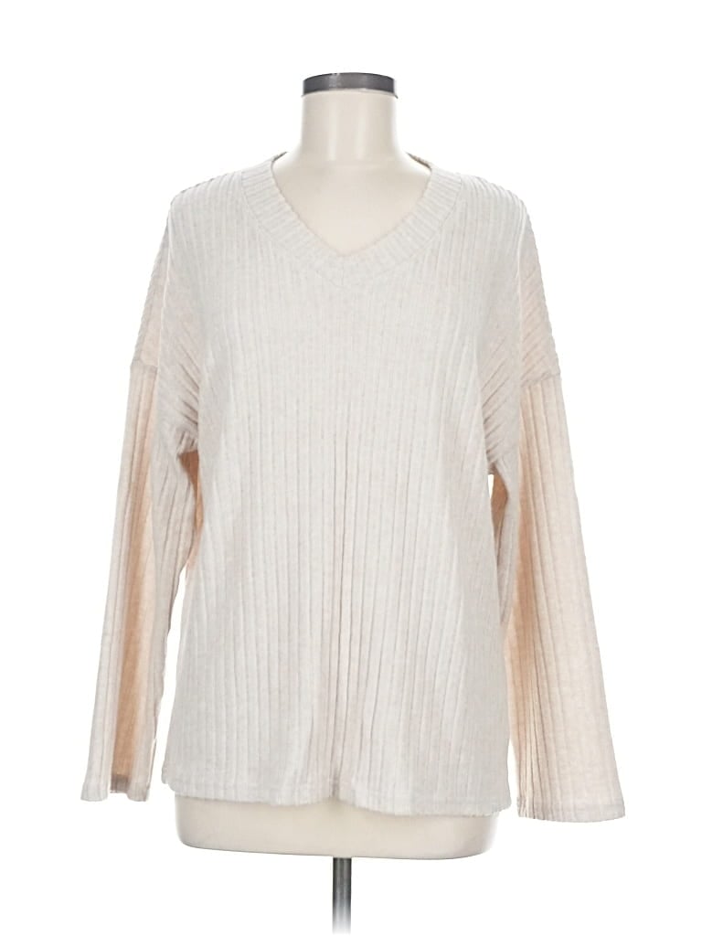 Pre-owned Prettygarden Pullover Sweater In White