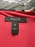 Muse Graphic Orange Cocktail Dress Size 8 - photo 6
