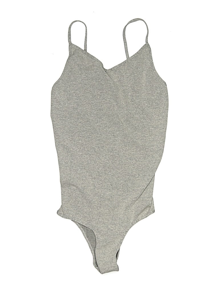 Pre-owned Intimately By Free People Bodysuit In Gray