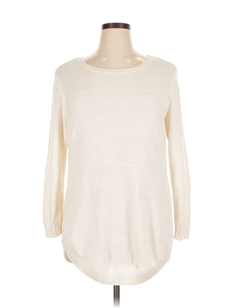 Pre-owned Rue21 Pullover Sweater In White