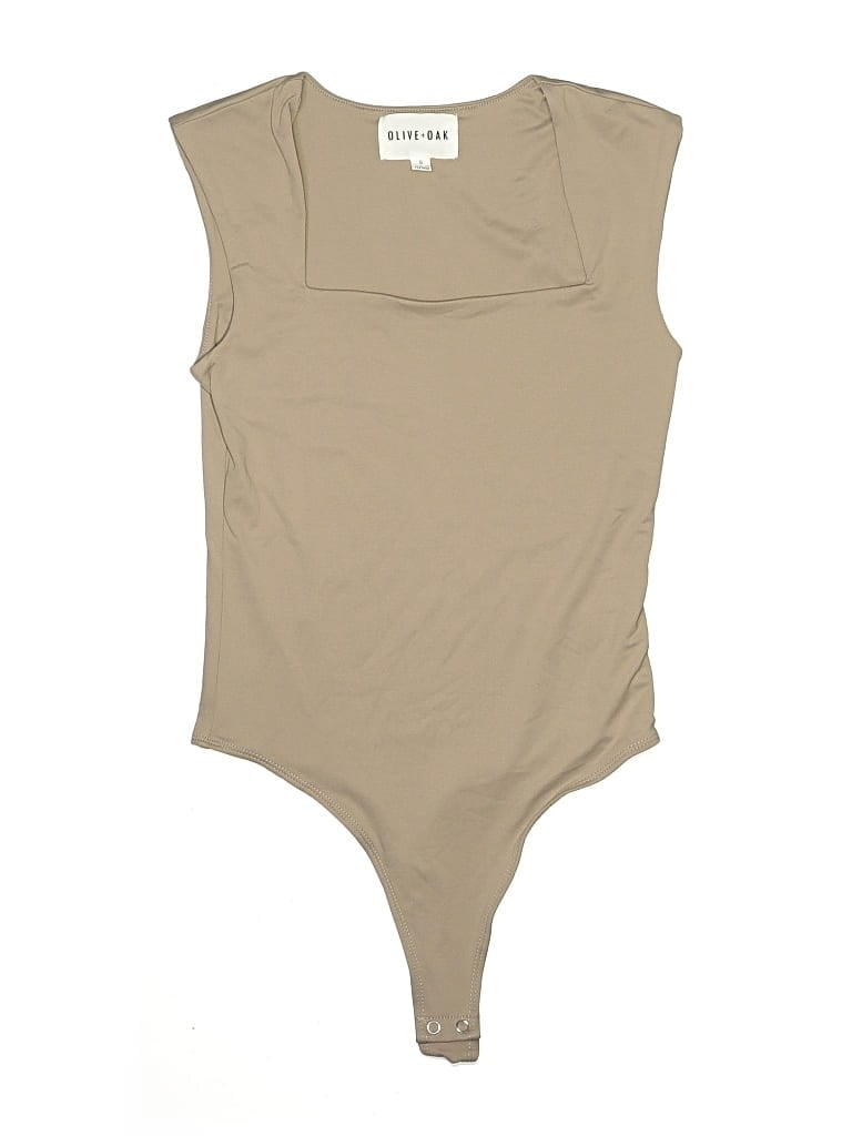 Pre-owned Olive & Oak Bodysuit In Brown