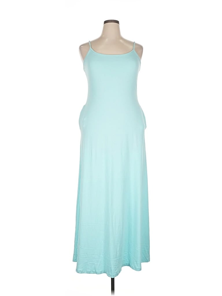 Pre-owned Shein Casual Dress In Blue