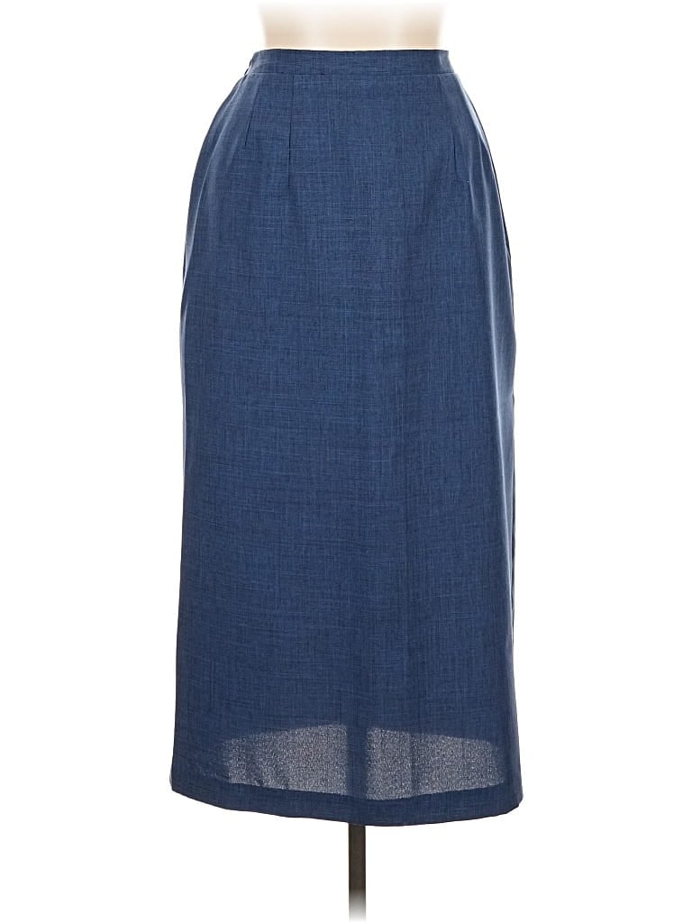 Pre-owned Sag Harbor Formal Skirt In Blue