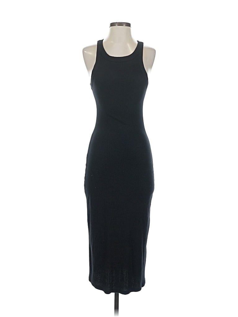 Pre-owned Easy Standard Casual Dress In Black