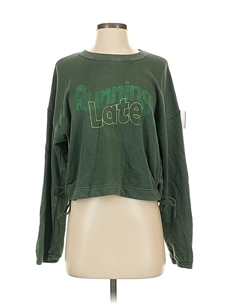 Pre-owned Offline By Aerie Sweatshirt In Green