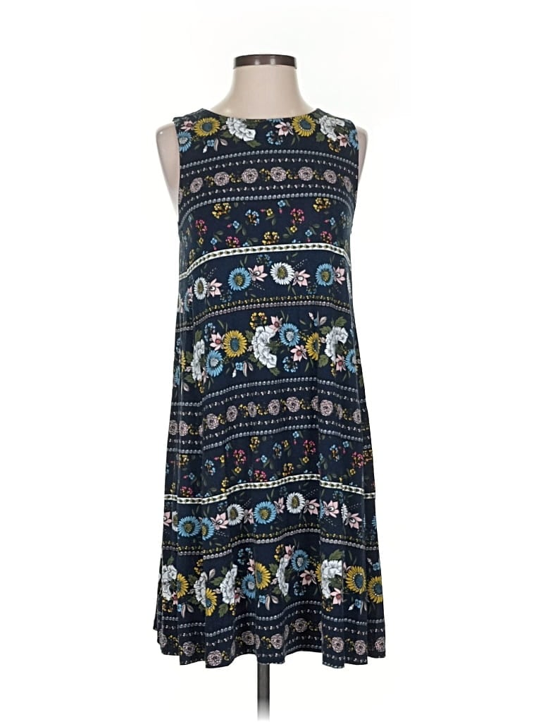Pre-owned Ann Taylor Loft Casual Dress In Blue