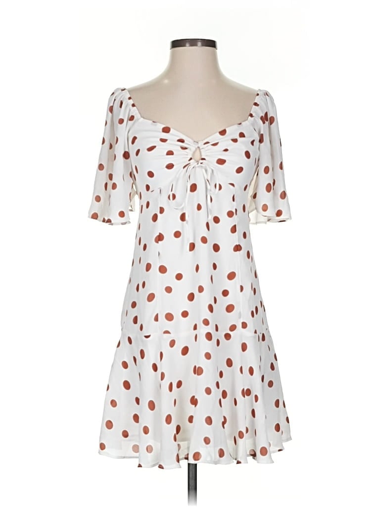 ABERCROMBIE & FITCH Pre-owned Casual Dress In White