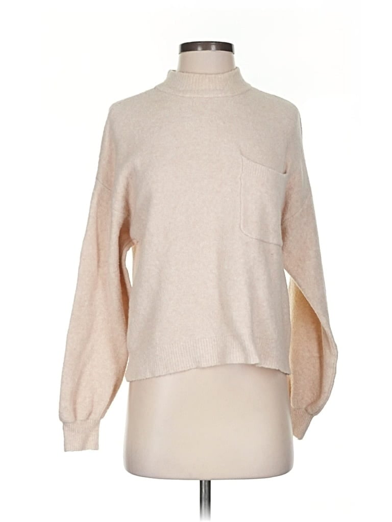 LILLA P Pre-owned Turtleneck Sweater In Brown