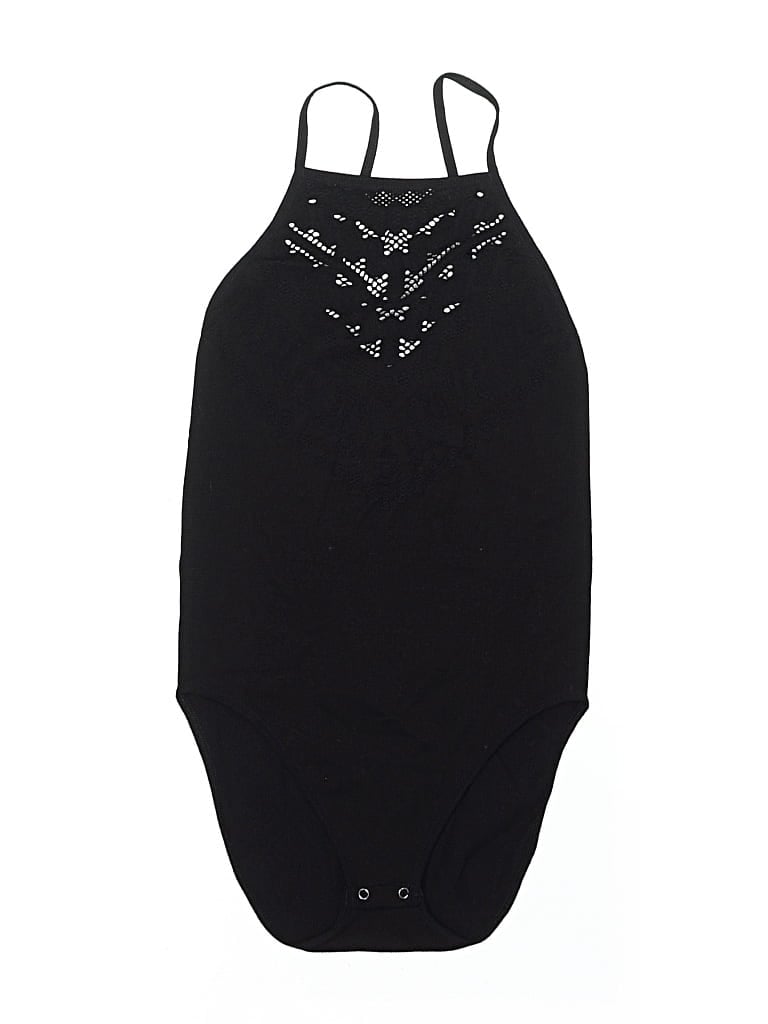 Pre-owned Intimately By Free People Bodysuit In Black
