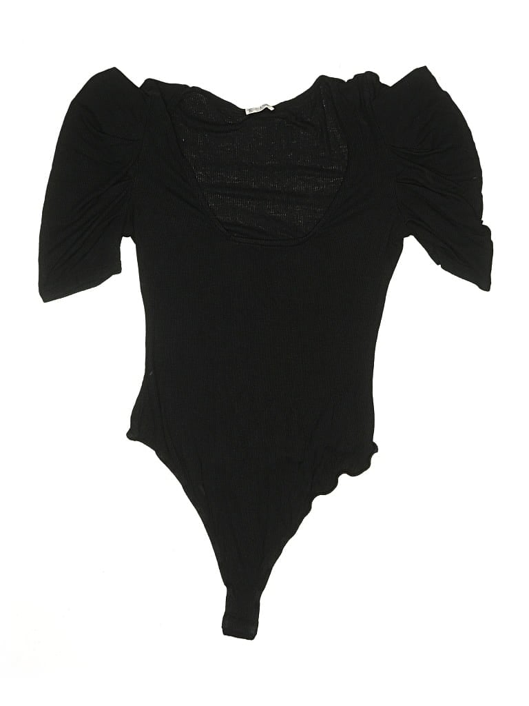 Pre-owned Intimately By Free People Bodysuit In Black