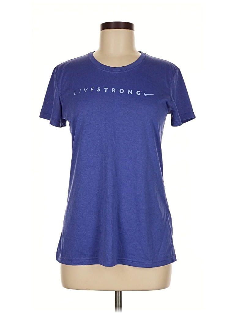 NIKE Pre-owned Active T-shirt In Blue