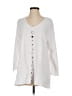 Lulu-B White Long Sleeve Top Size S - photo 1