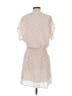 Veronica M. 100% Polyester Stars Tan Casual Dress Size S - photo 2