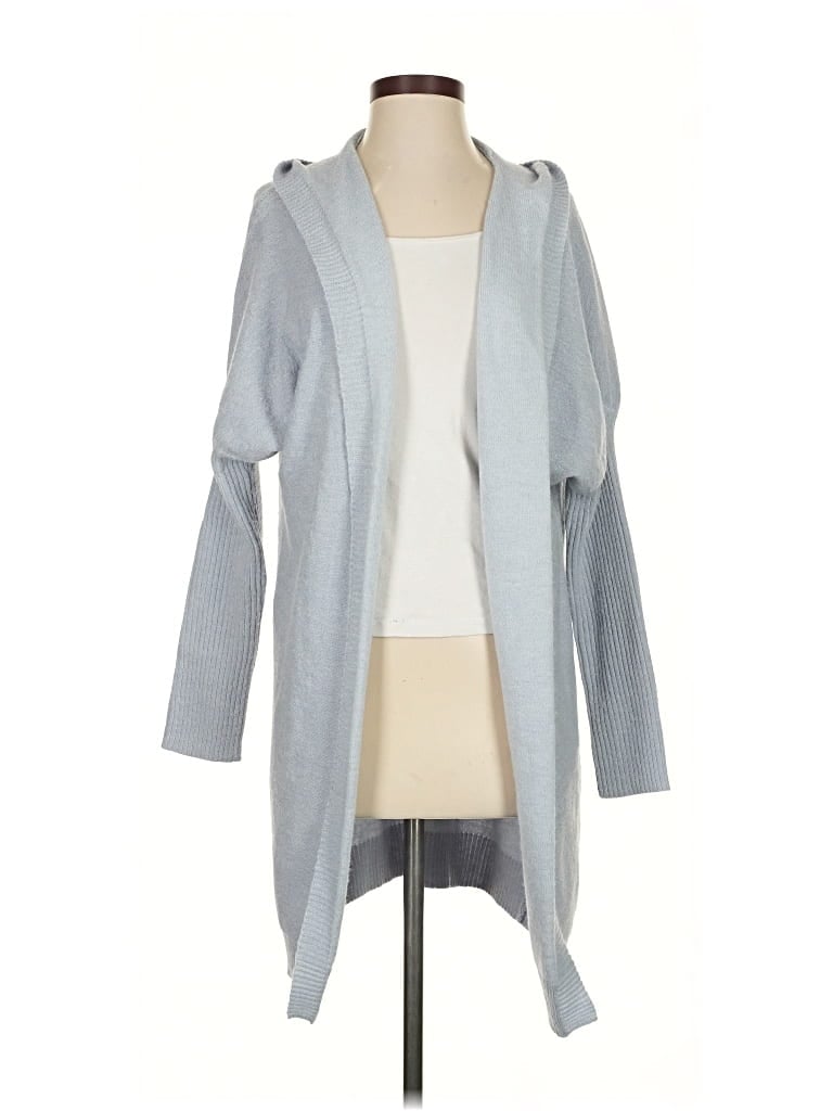 Pre-owned Made With Love Cardigan Sweater In Gray